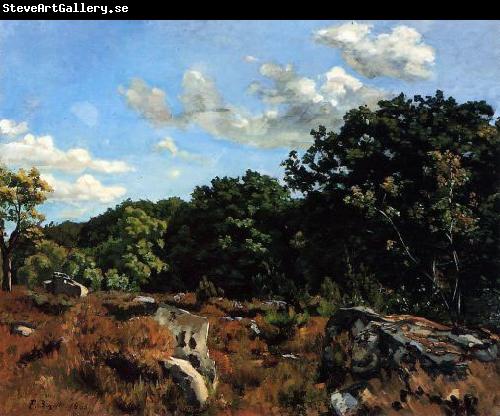 Frederic Bazille Landscape at Chailly